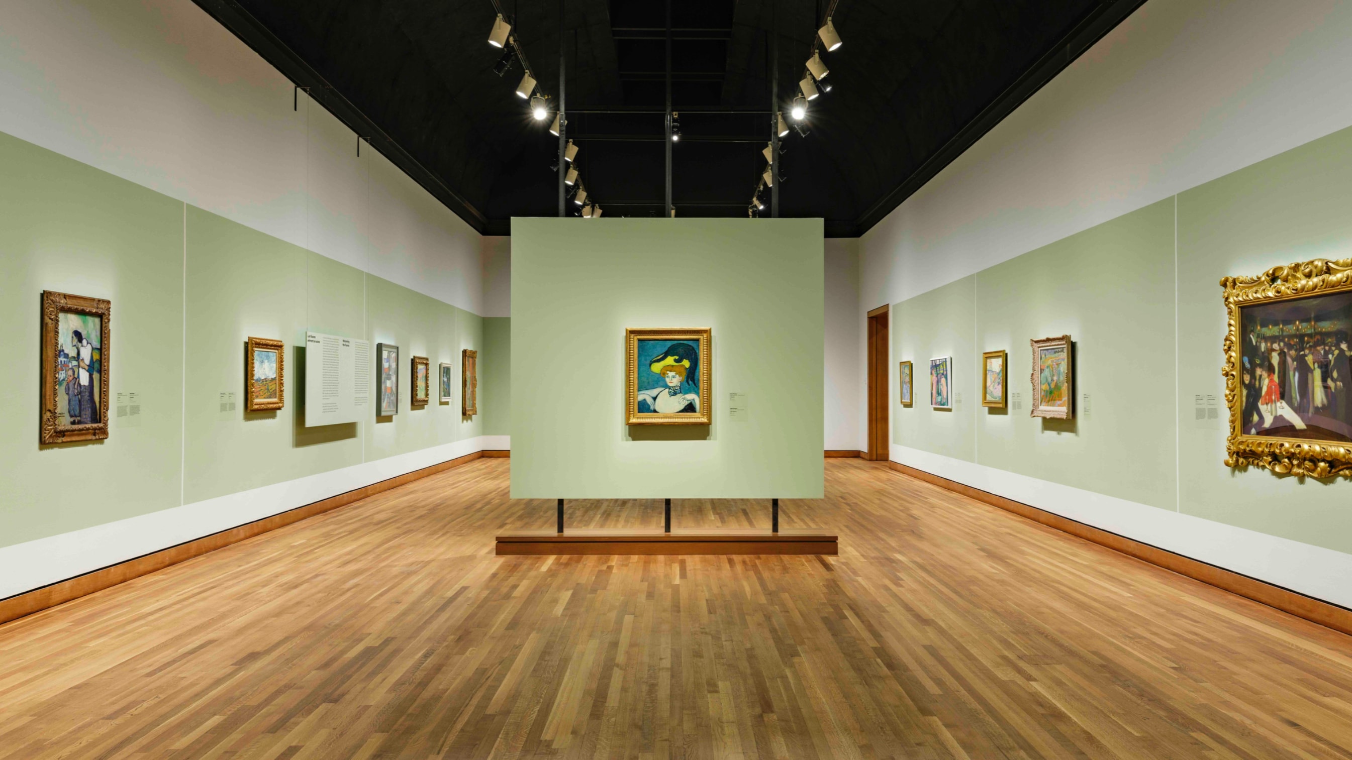 Vue d’ensemble de l’exposition consacrée à Berthe Weill au Musée des beaux-arts de Montréal